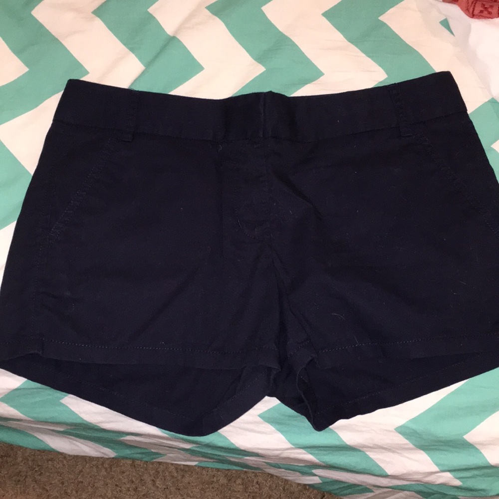 JCREW CHINO NAVY BLUE SHORTS